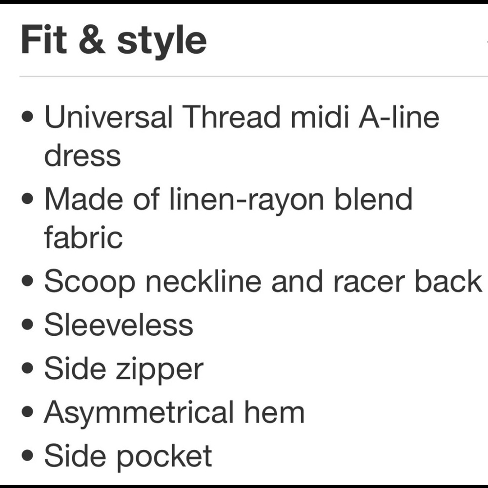 Universal Thread Olive Green Linen Sleeveless Mid… - image 4